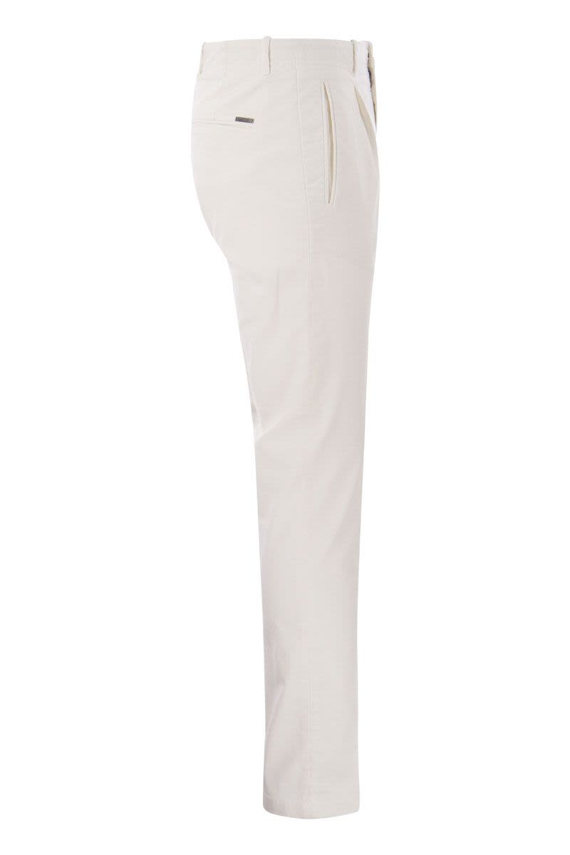 Cotton and silk trousers - VOGUERINI