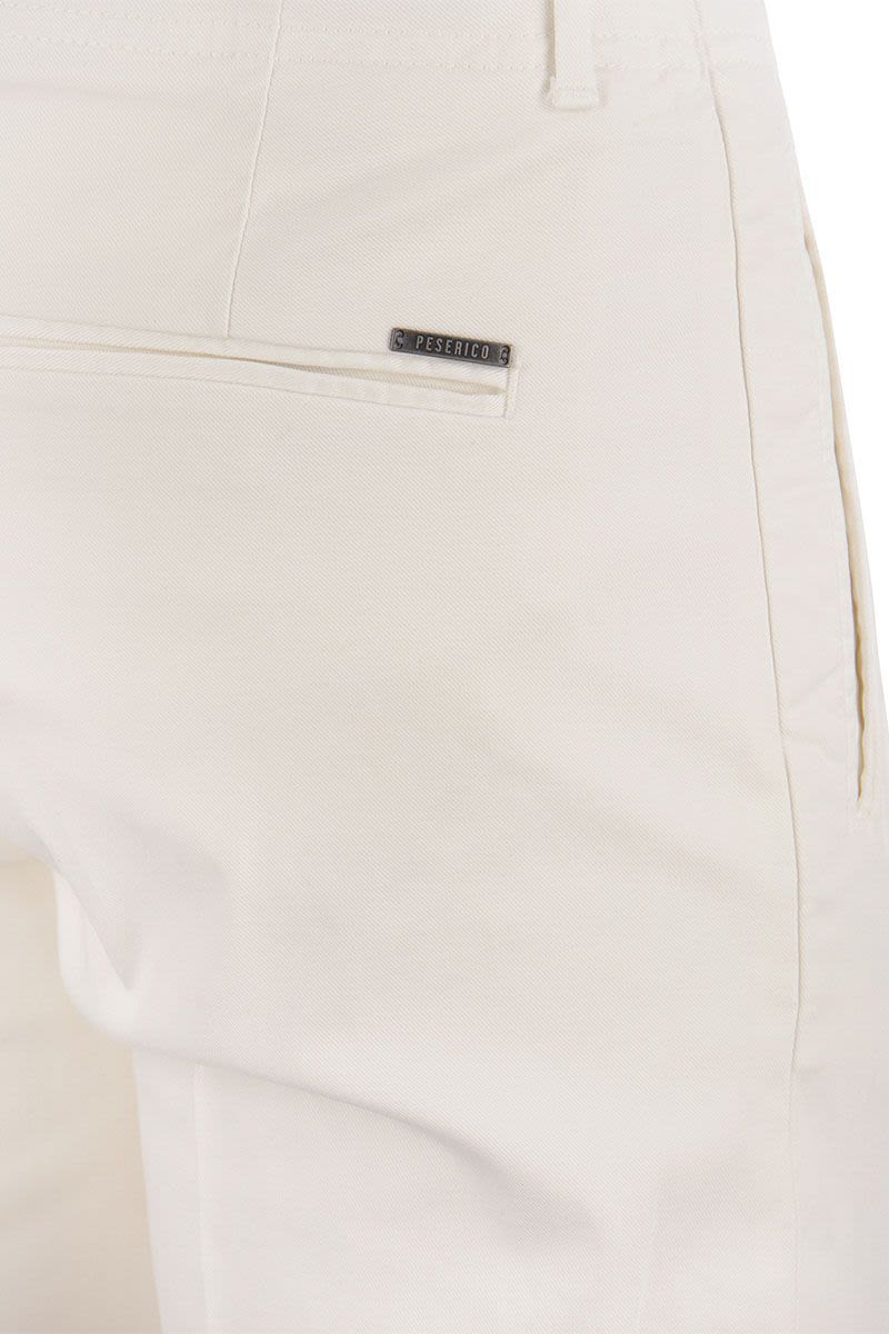 Cotton and silk trousers - VOGUERINI