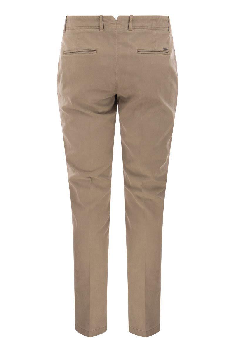 Cotton and silk trousers - VOGUERINI