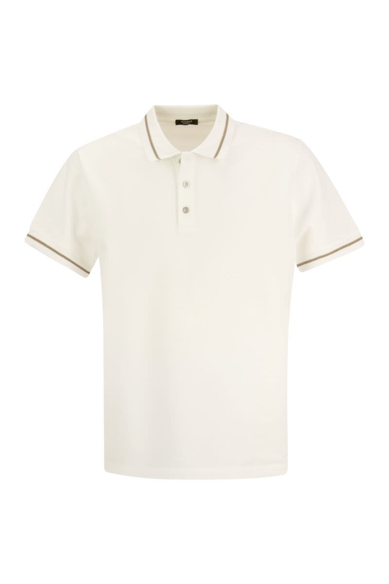 Cotton piqué polo shirt - VOGUERINI