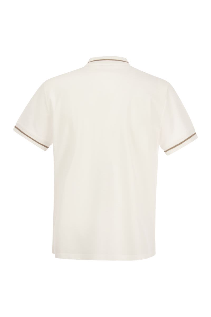 Cotton piqué polo shirt - VOGUERINI