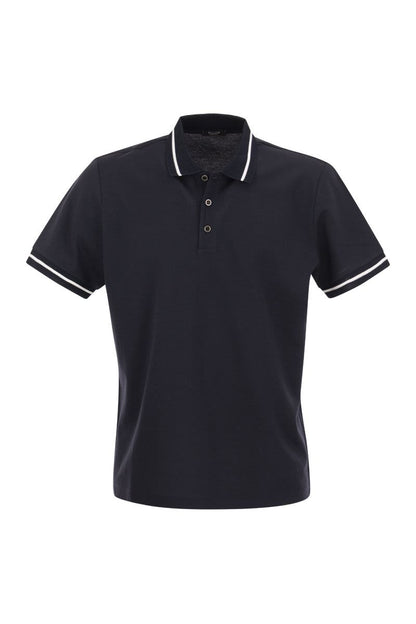 Cotton piqué polo shirt - VOGUERINI