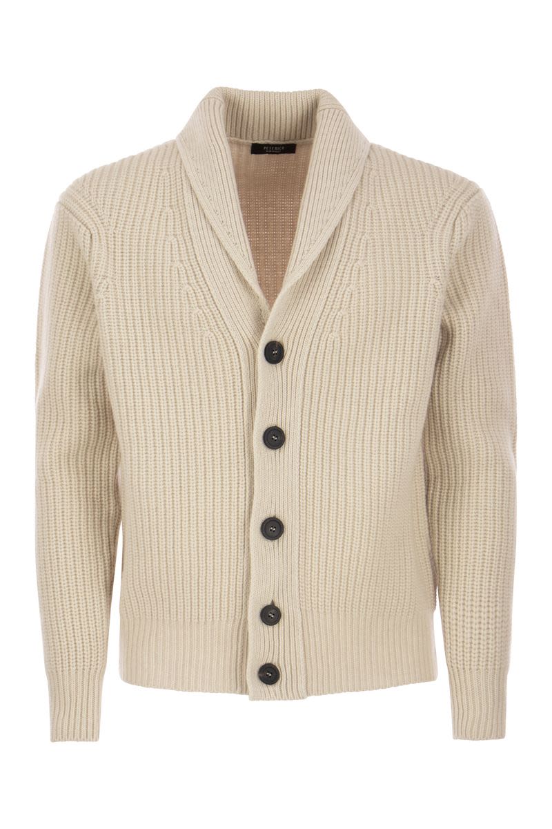 Wool and cashmere cardigan - VOGUERINI