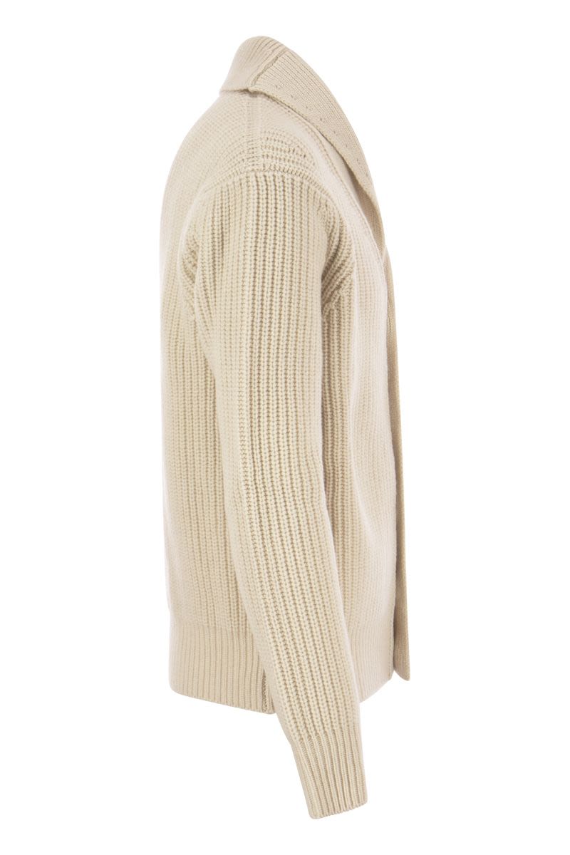 Wool and cashmere cardigan - VOGUERINI