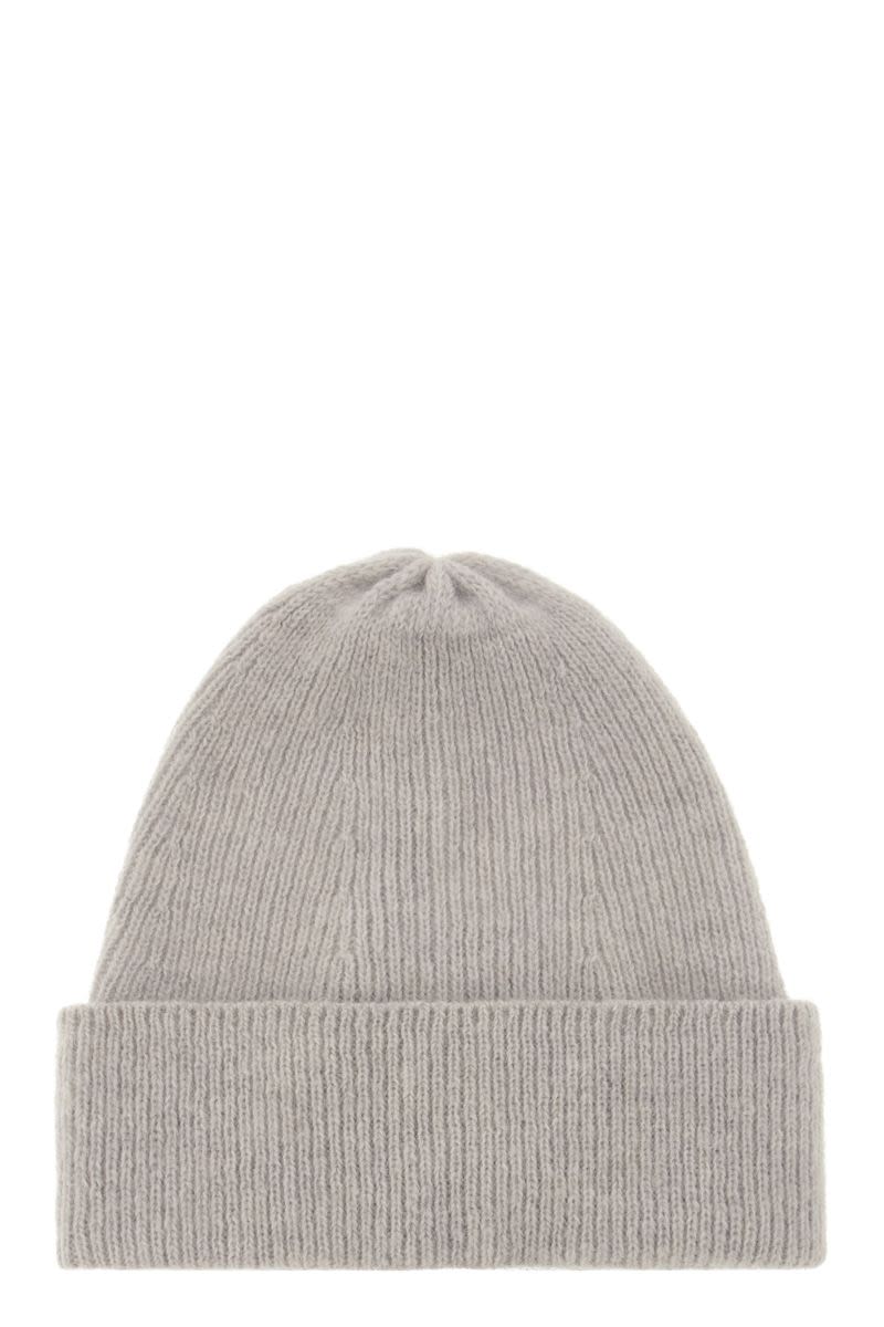 Virgin wool and alpaca beanie - VOGUERINI