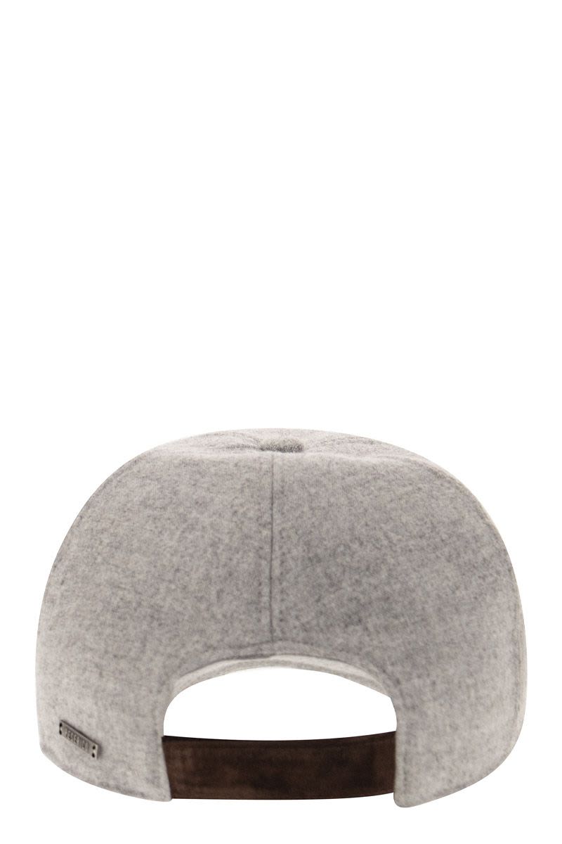 Wool blend baseball cap - VOGUERINI
