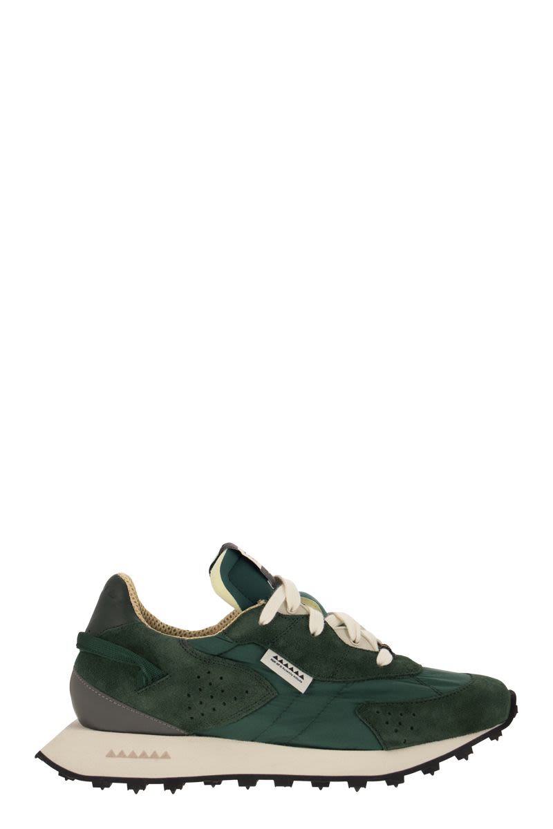 RADON M - Suede and nylon trainers - VOGUERINI