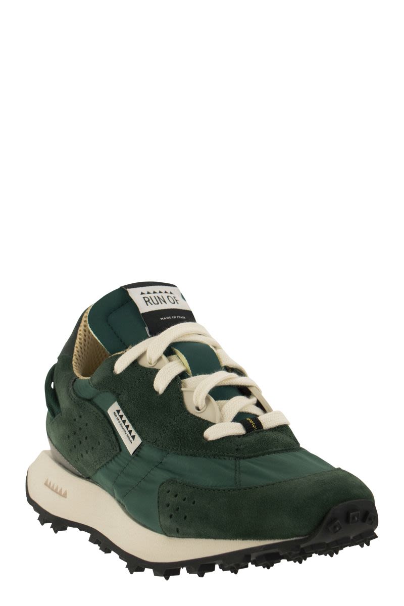 RADON M - Suede and nylon trainers - VOGUERINI