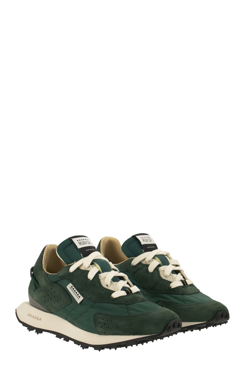 RADON M - Suede and nylon trainers - VOGUERINI