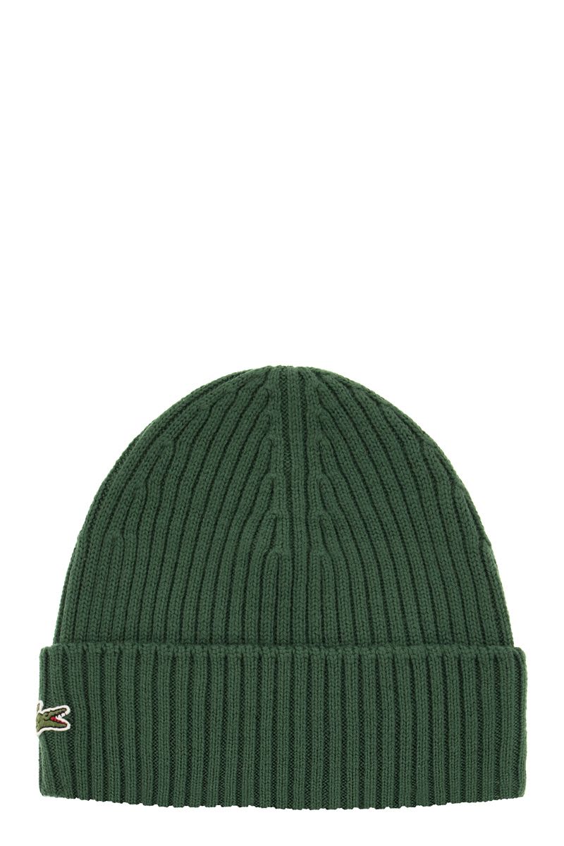 Unisex ribbed wool beanie - VOGUERINI