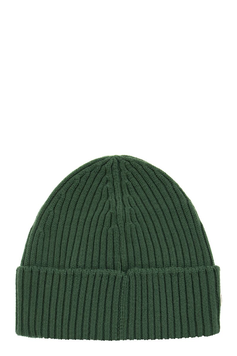 Unisex ribbed wool beanie - VOGUERINI