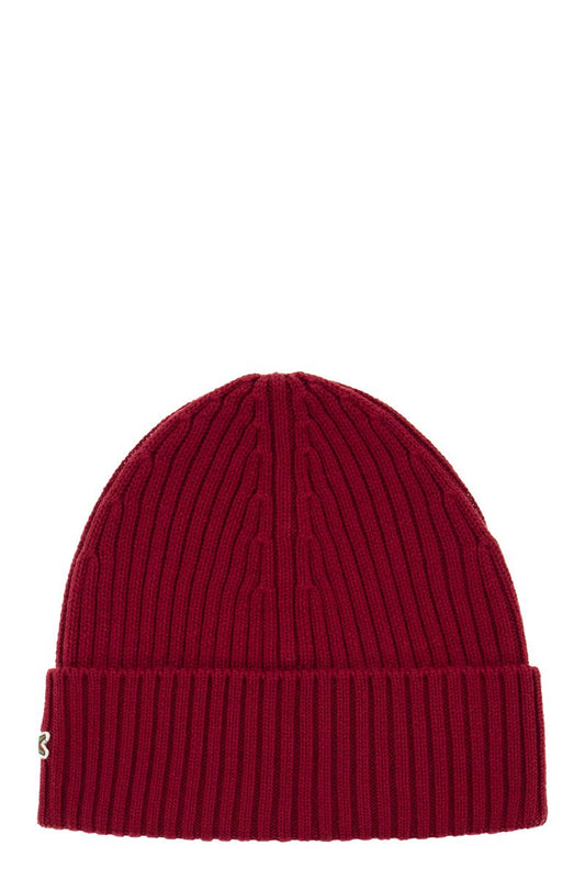 Unisex ribbed wool beanie - VOGUERINI