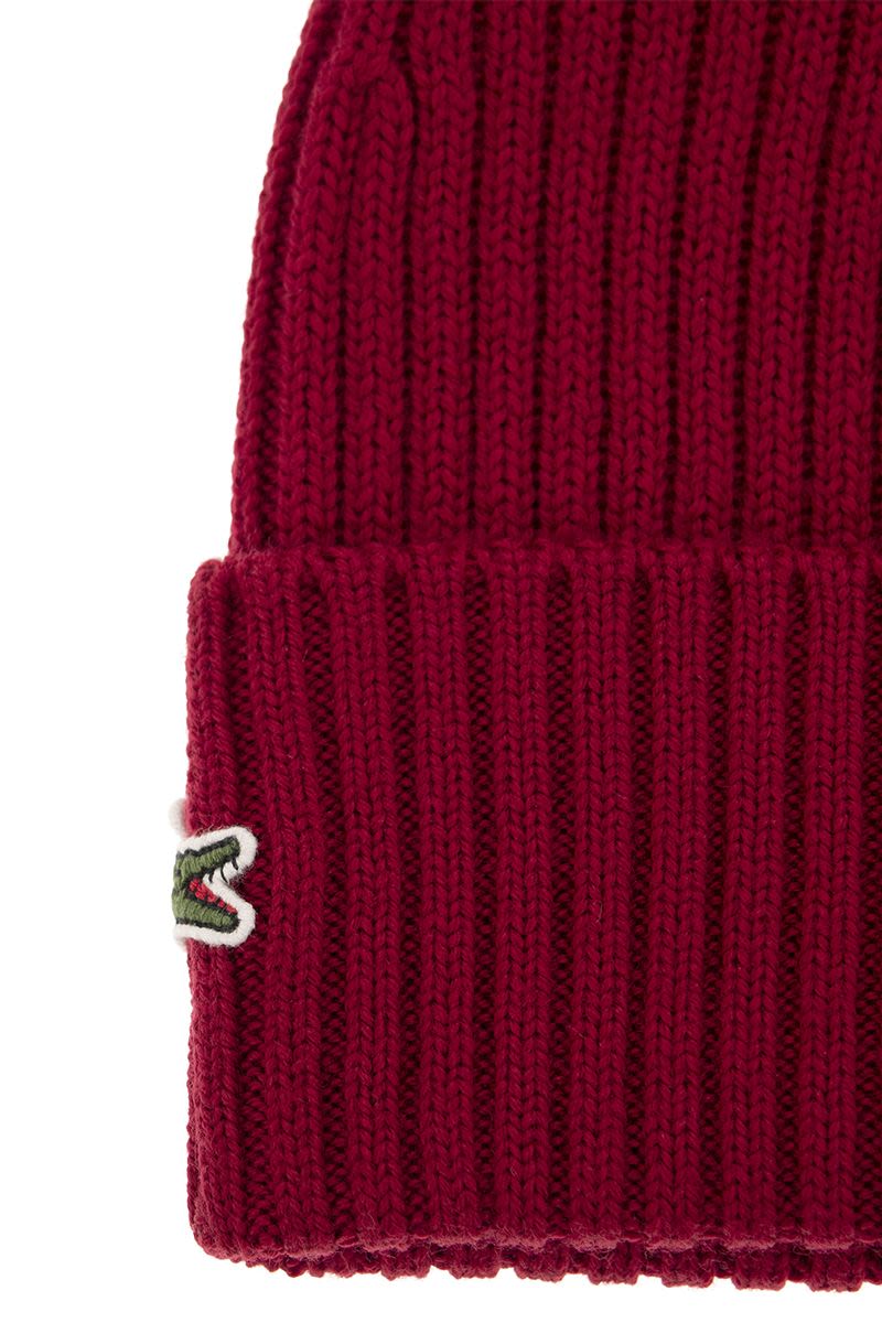 Unisex ribbed wool beanie - VOGUERINI