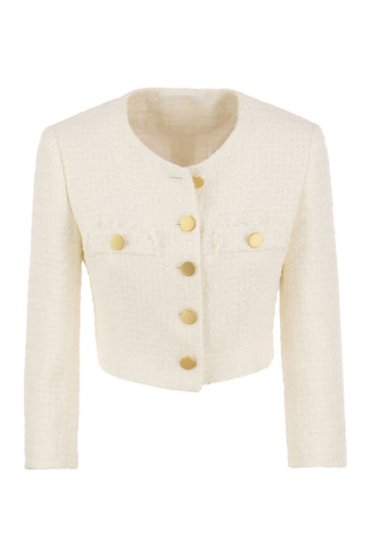 ROSY - Cropped tweed jacket - VOGUERINI