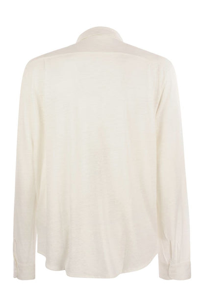 Linen long-sleeved shirt - VOGUERINI