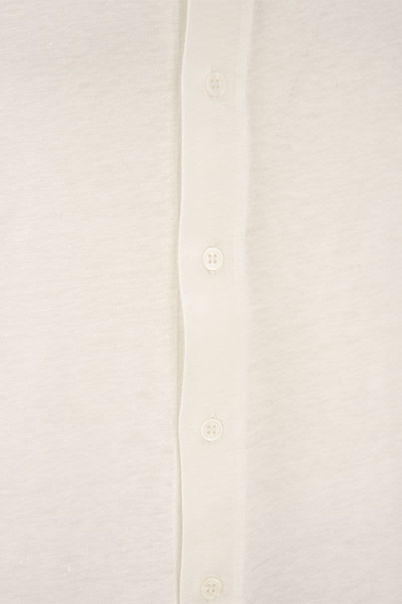 Linen long-sleeved shirt - VOGUERINI