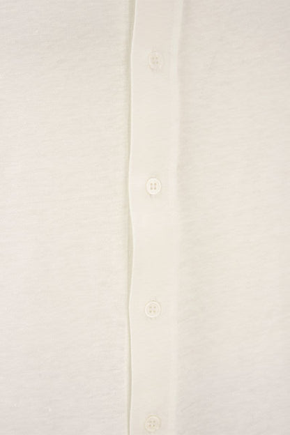 Linen long-sleeved shirt - VOGUERINI