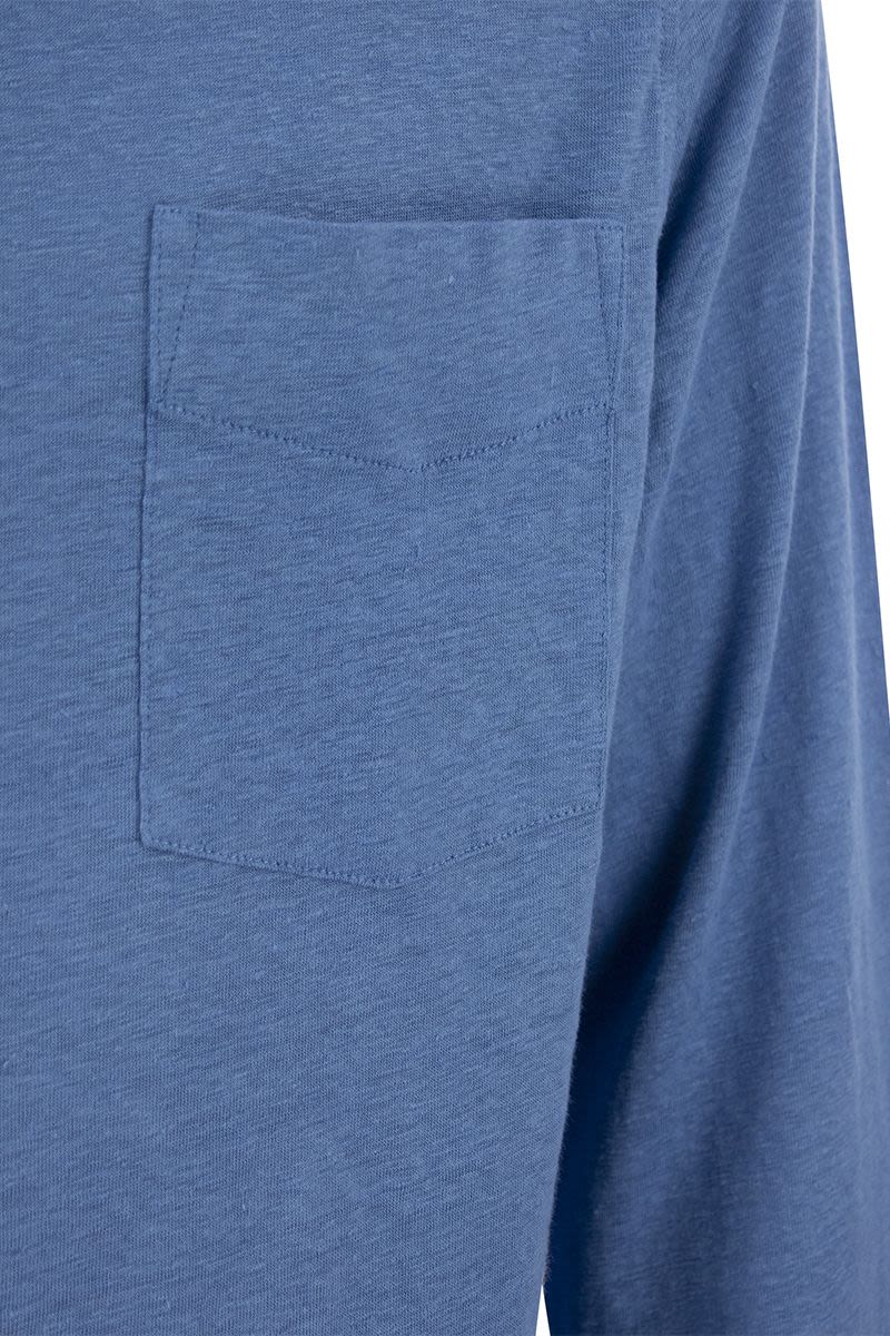 Linen long-sleeved shirt - VOGUERINI