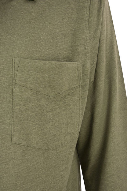 Linen long-sleeved shirt - VOGUERINI