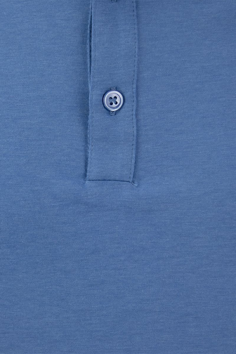 Short-sleeved polo shirt in lyocell and cotton - VOGUERINI