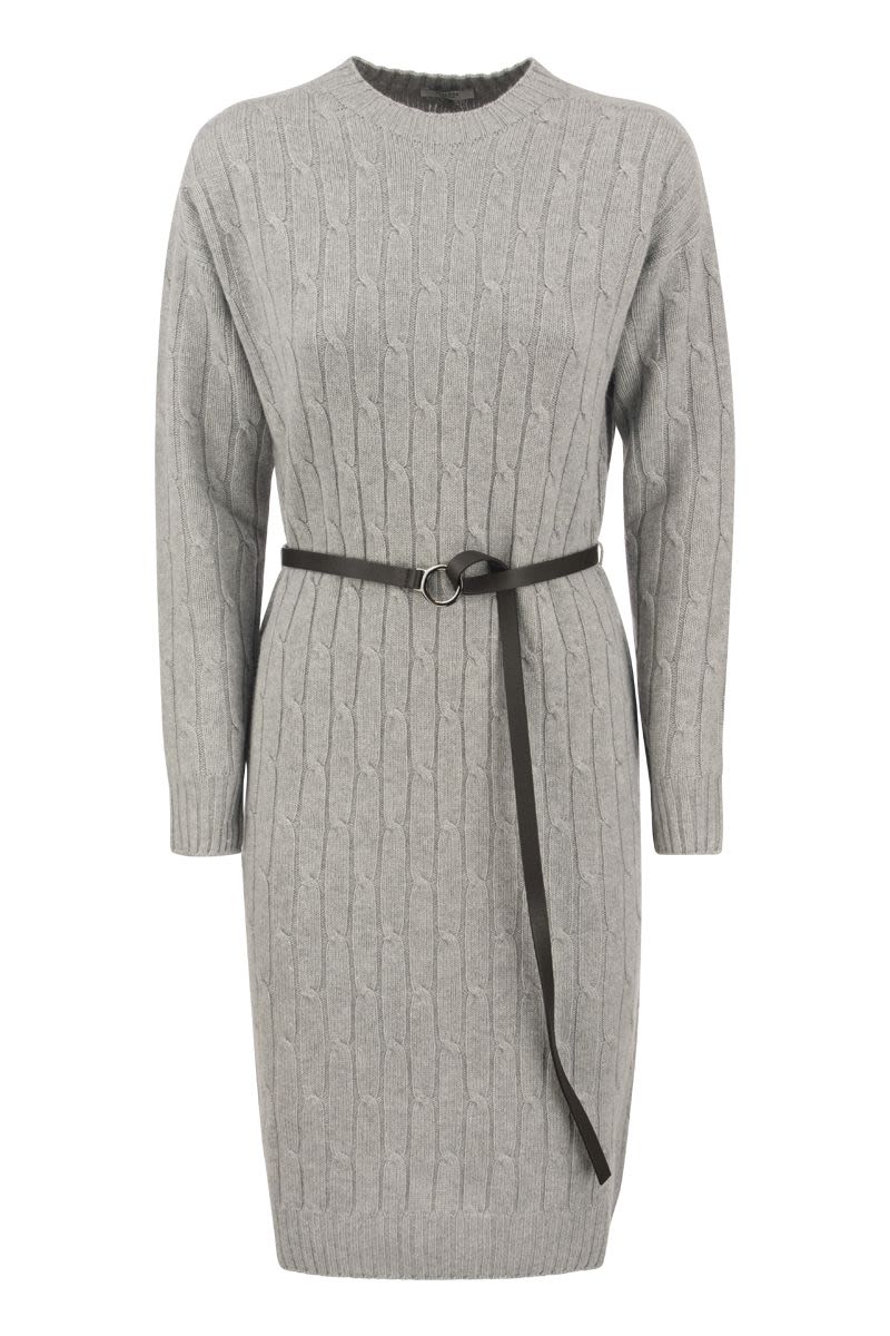 Plaited tricot dress - VOGUERINI