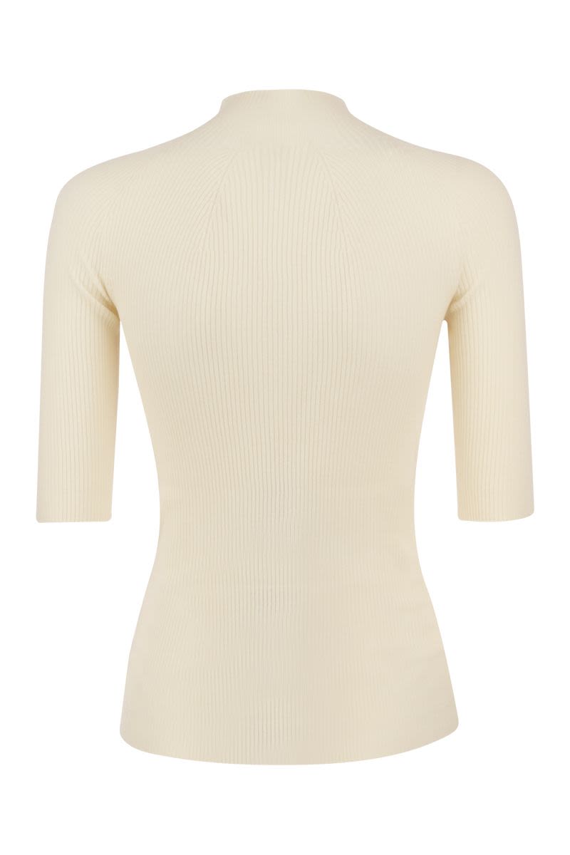 Tricot jersey with half sleeves - VOGUERINI