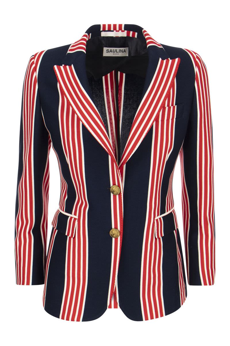 ANGELICA - Striped jacket - VOGUERINI