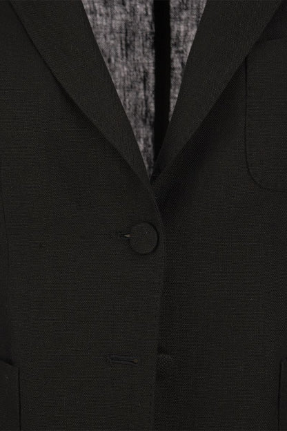 ADELAIDE - Linen two-button jacket - VOGUERINI