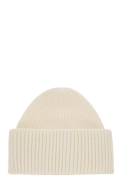 Ribbed wool cashmere silk cap - VOGUERINI