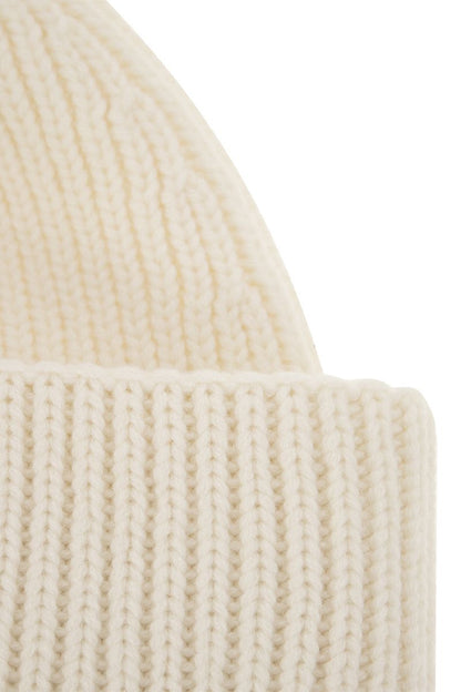 Ribbed wool cashmere silk cap - VOGUERINI