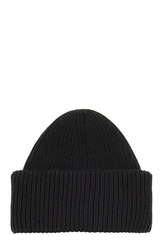 Ribbed wool cashmere silk cap - VOGUERINI