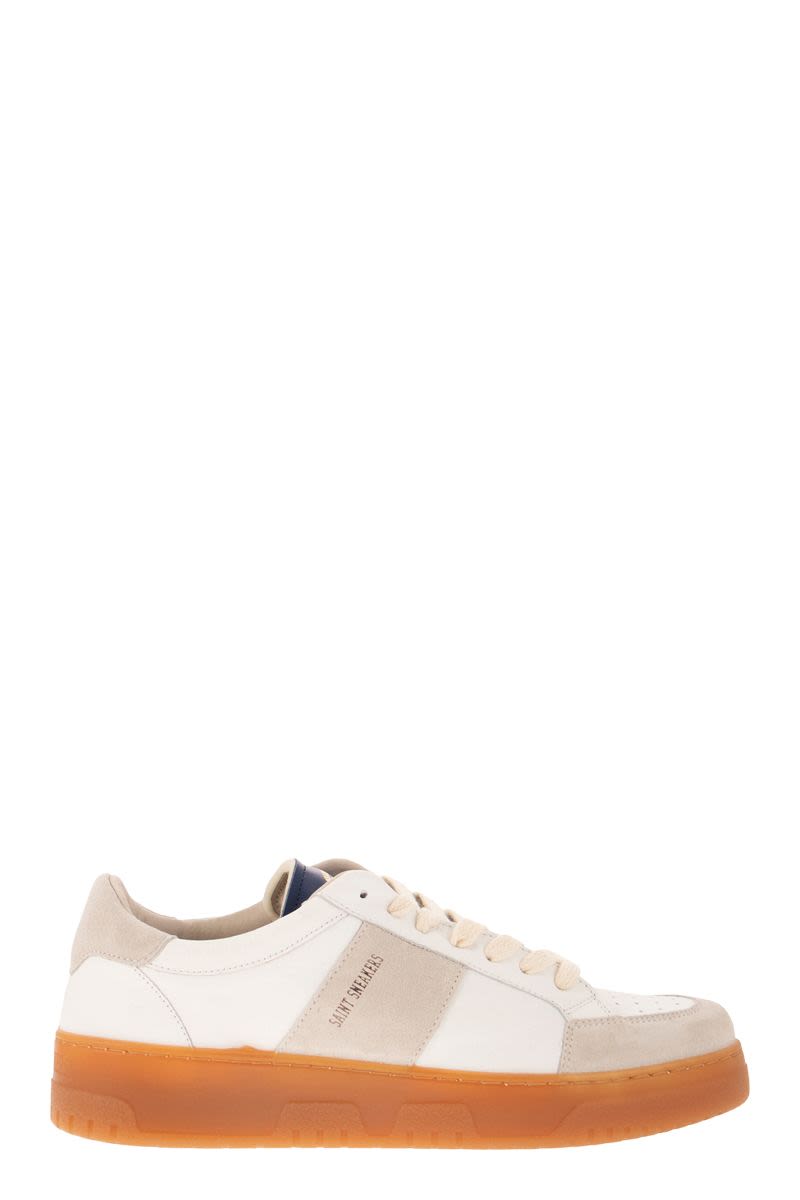 SAIL CLUB - Leather and suede trainers - VOGUERINI