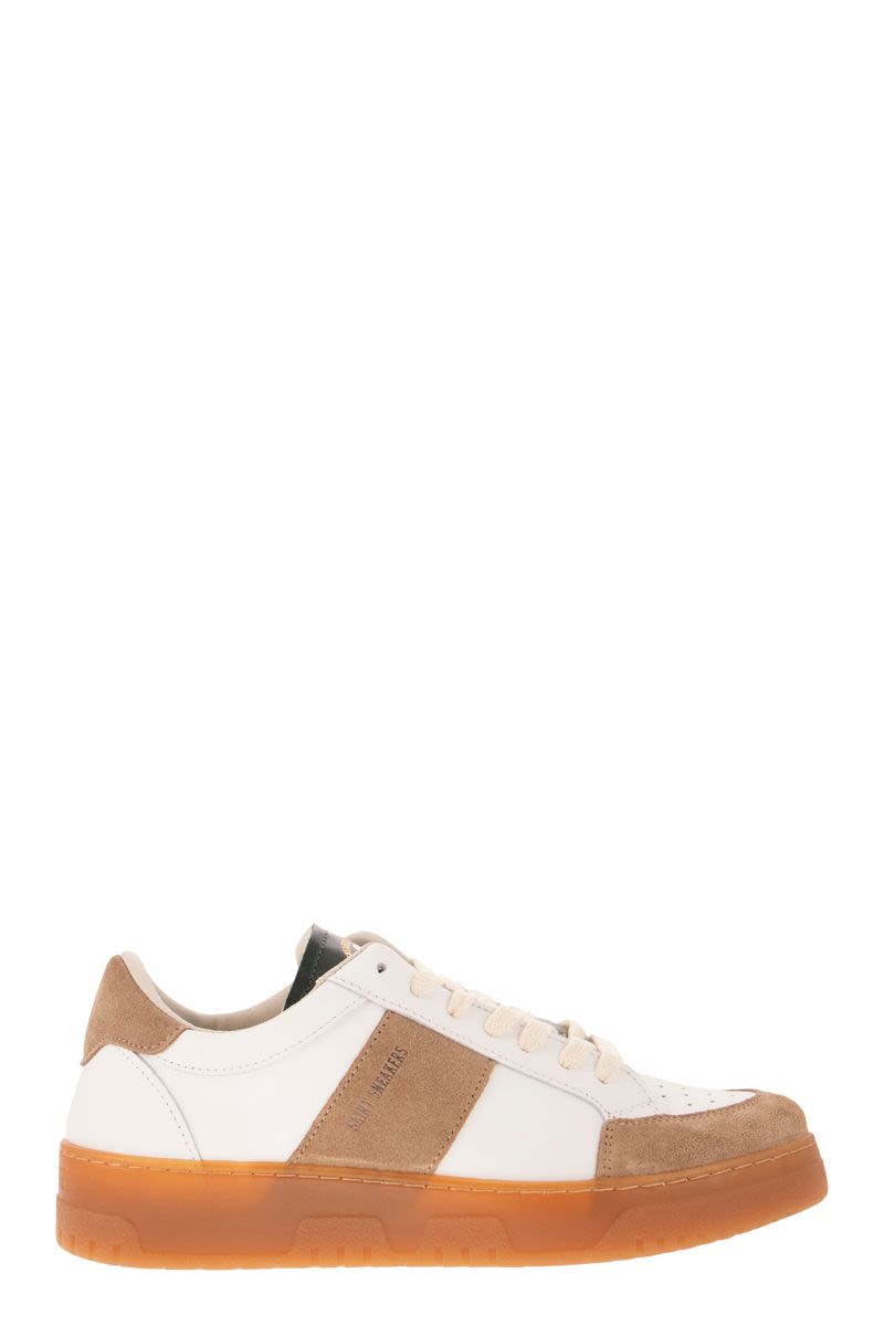 SAIL CLUB - Leather and suede trainers - VOGUERINI