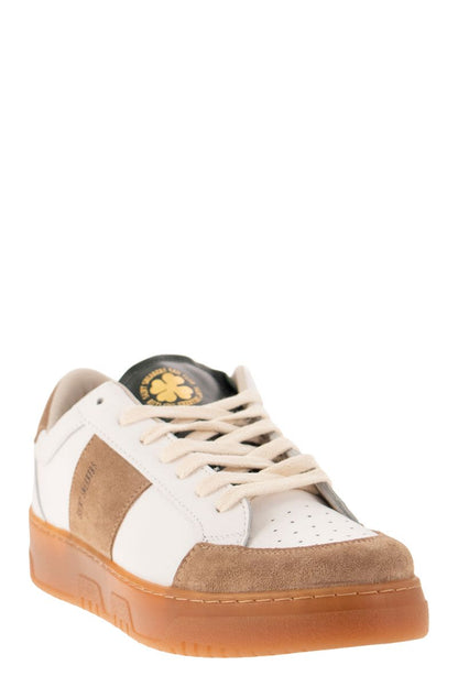 SAIL CLUB - Leather and suede trainers - VOGUERINI