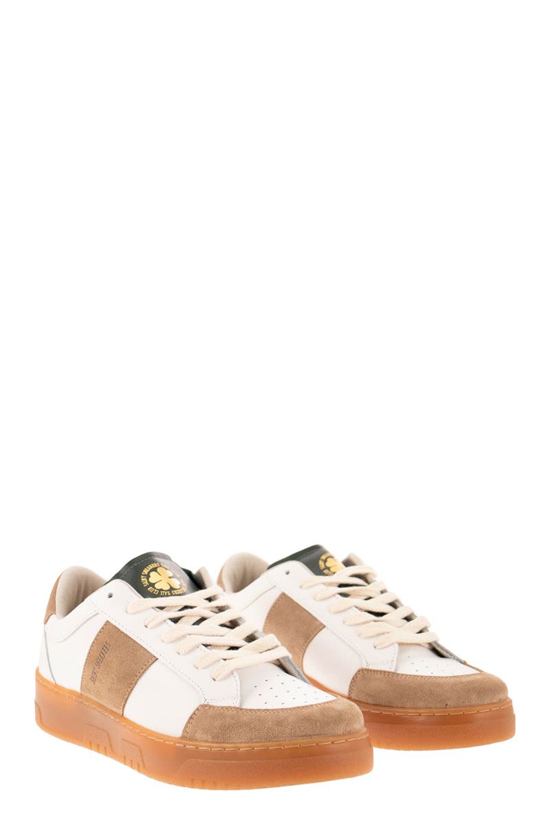 SAIL CLUB - Leather and suede trainers - VOGUERINI