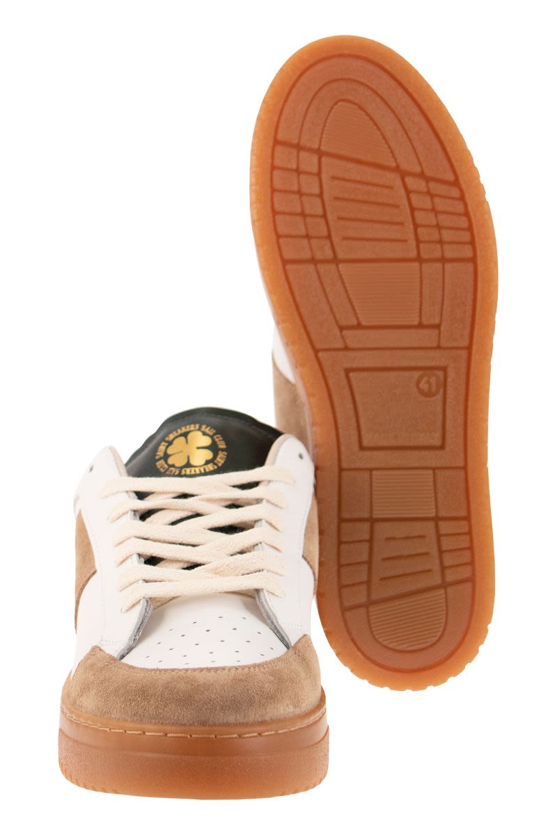 SAIL CLUB - Leather and suede trainers - VOGUERINI