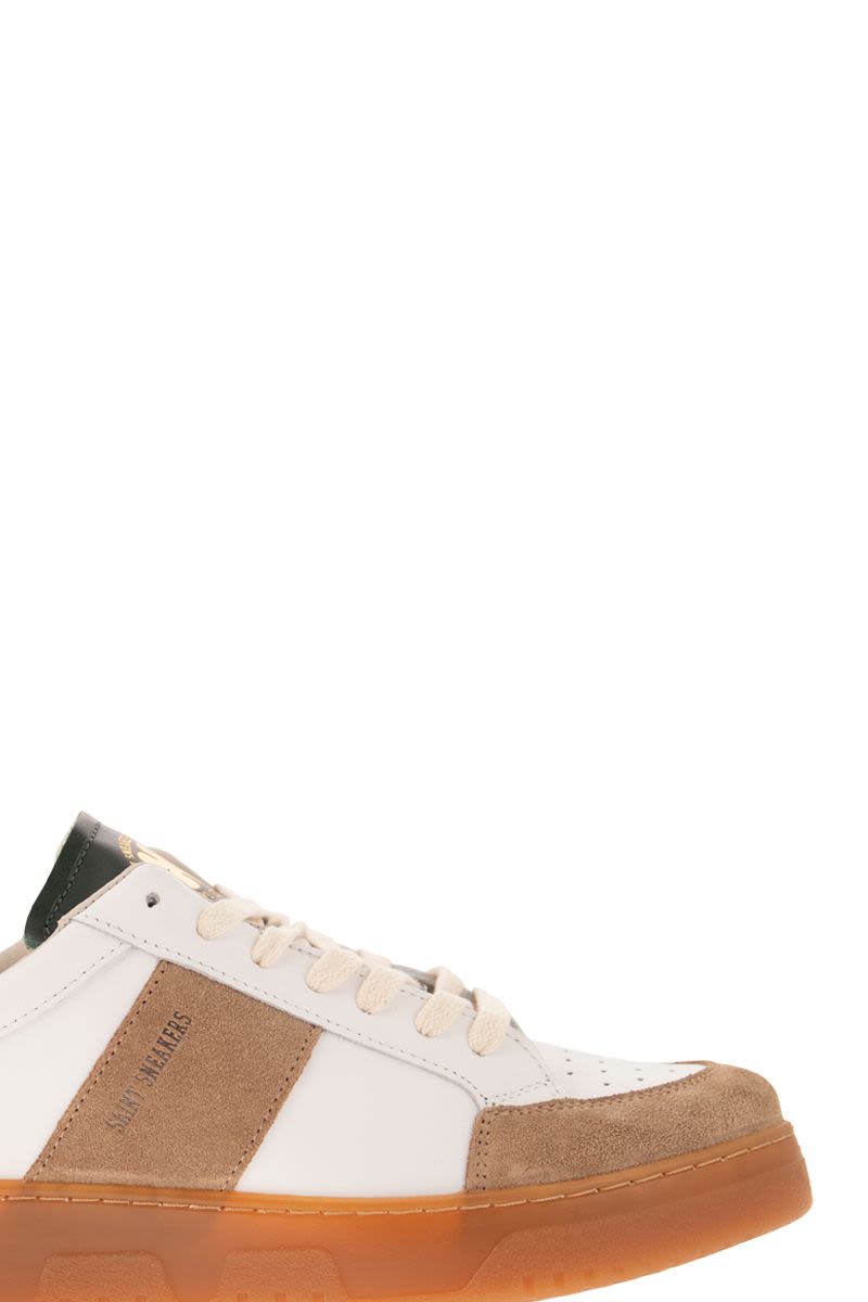 SAIL CLUB - Leather and suede trainers - VOGUERINI