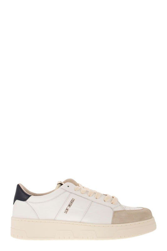 SAIL - Leather and suede trainers - VOGUERINI