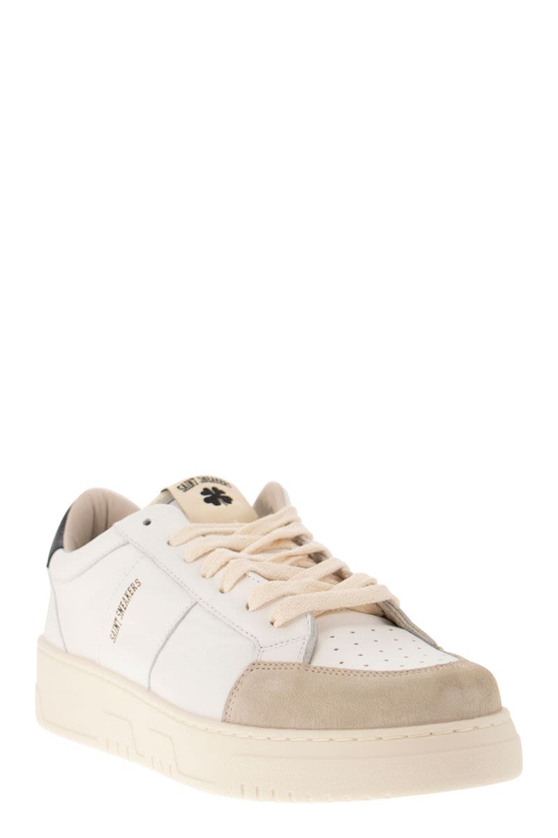 SAIL - Leather and suede trainers - VOGUERINI