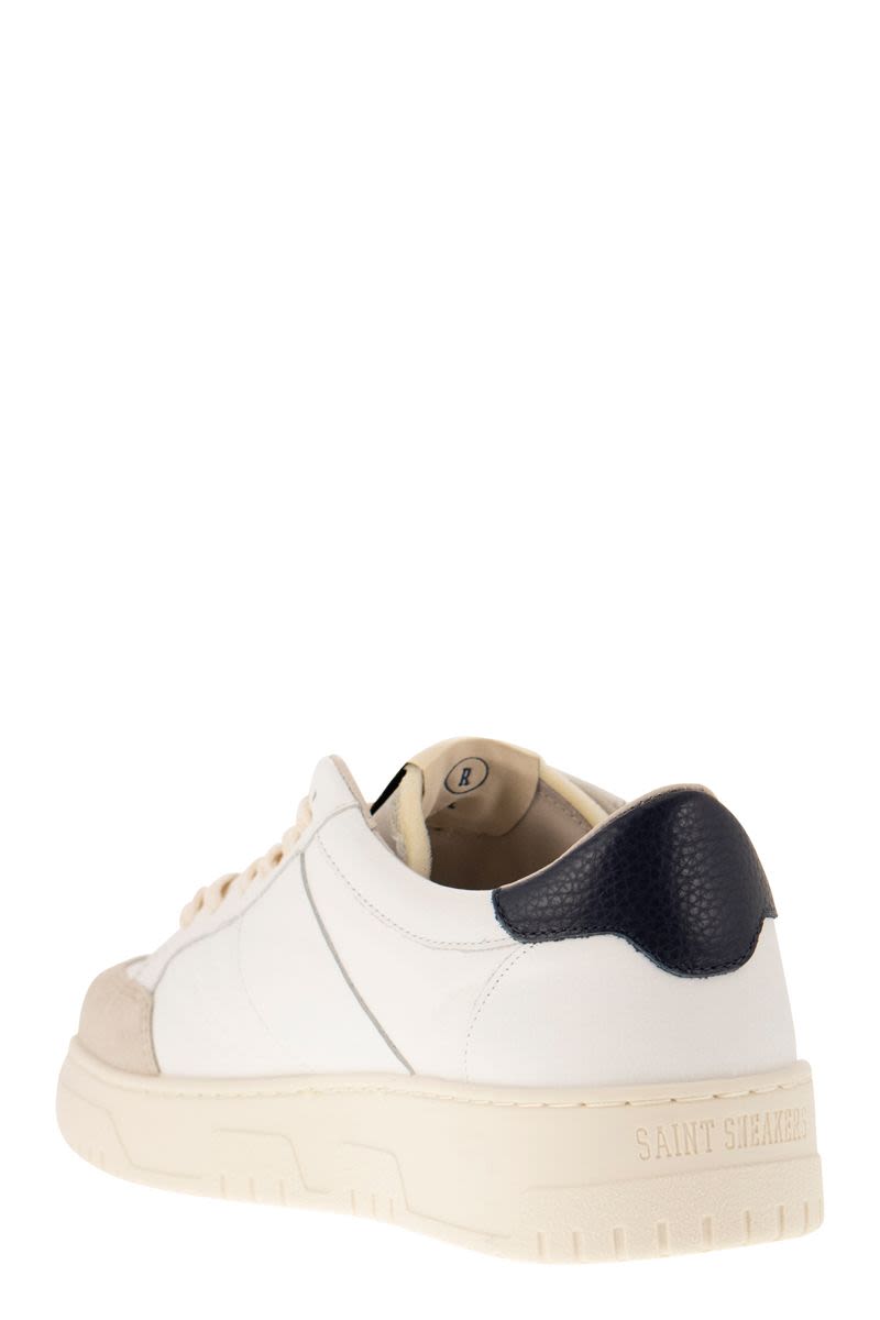 SAIL - Leather and suede trainers - VOGUERINI