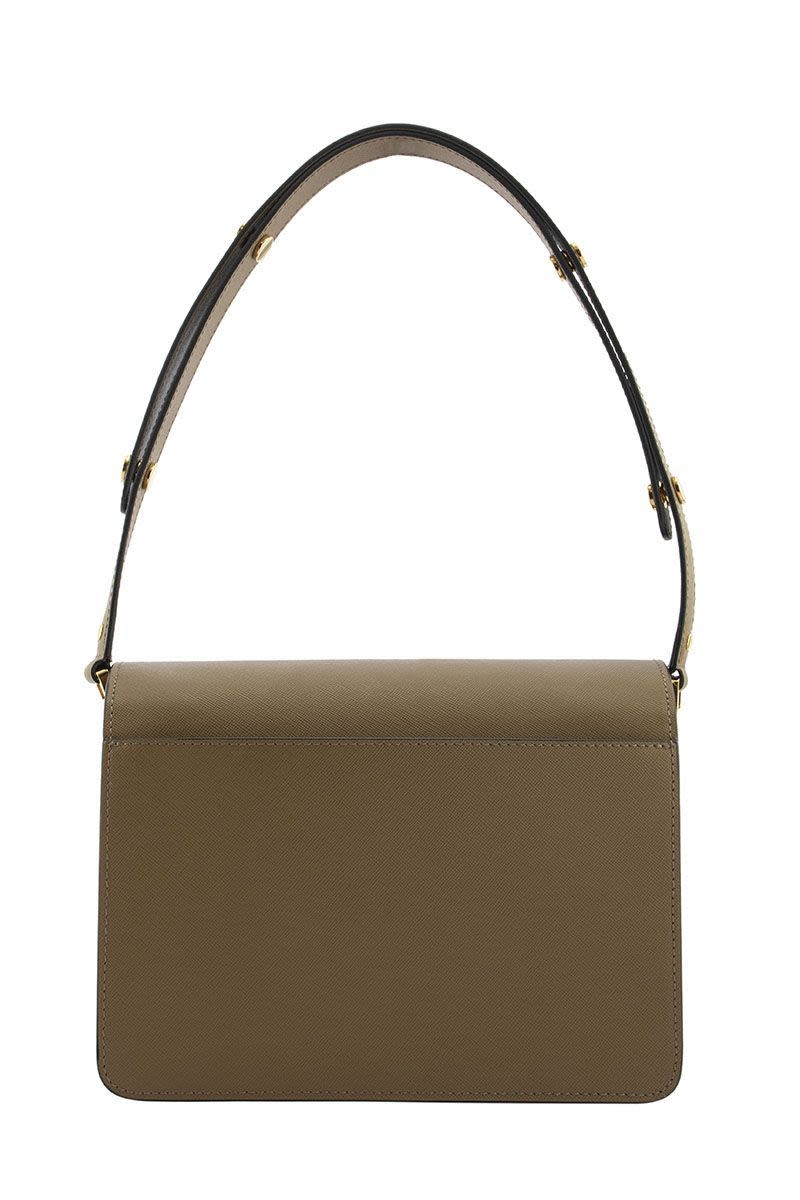 TRUNK Bag In Mono-Coloured Saffiano Calfskin - VOGUERINI