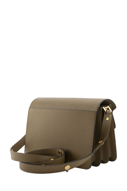 TRUNK Bag In Mono-Coloured Saffiano Calfskin - VOGUERINI