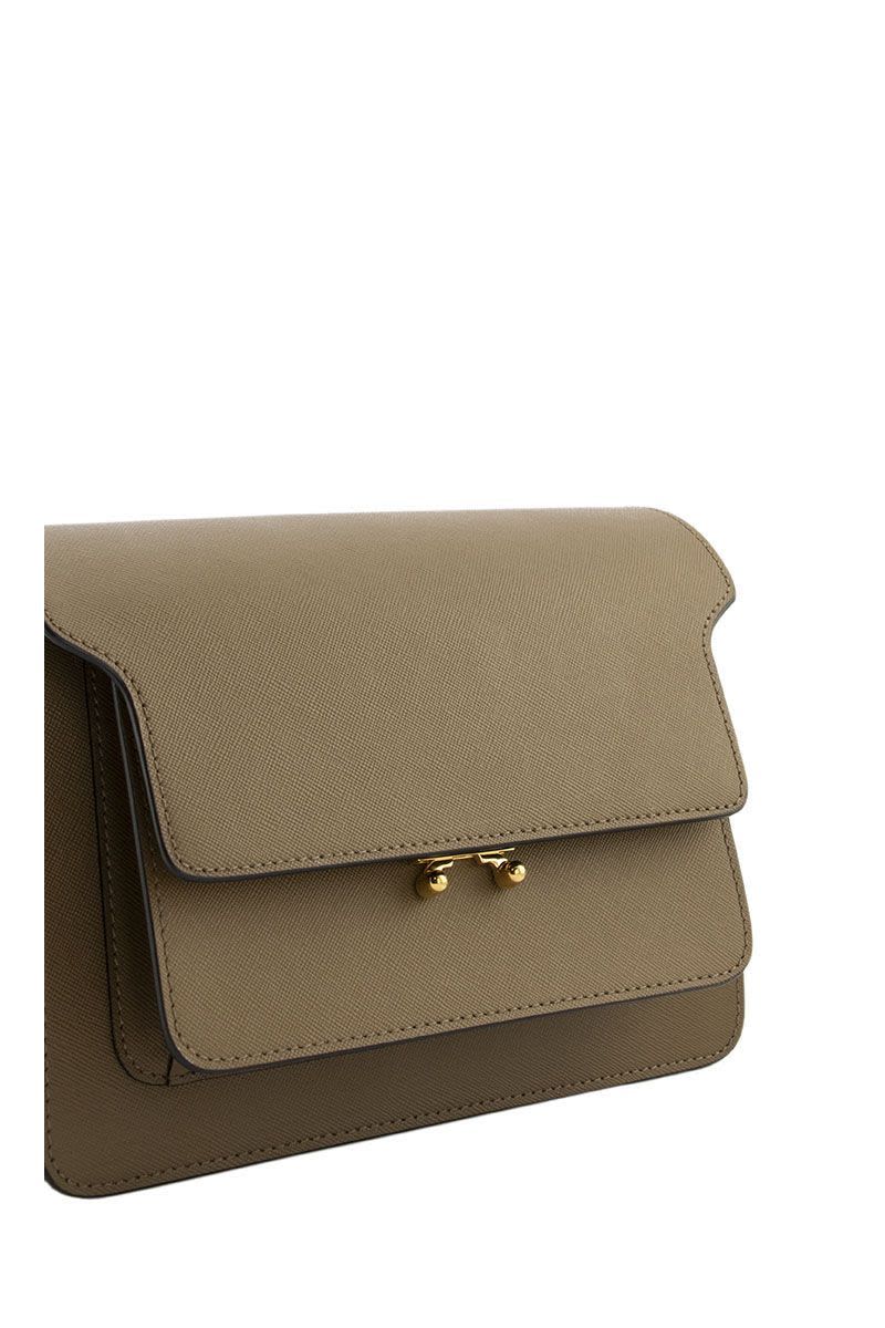 TRUNK Bag In Mono-Coloured Saffiano Calfskin - VOGUERINI