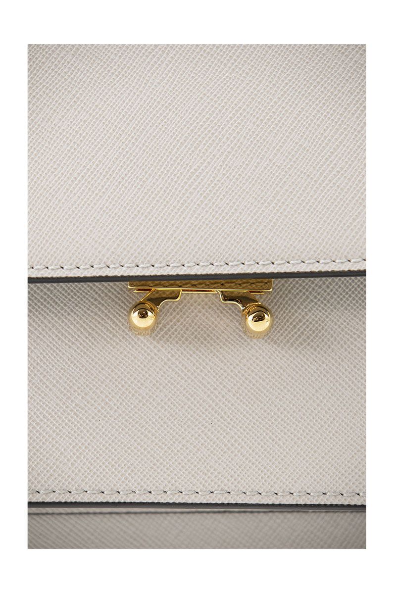 TRUNK BAG In Mono-Coloured Saffiano Calfskin - VOGUERINI