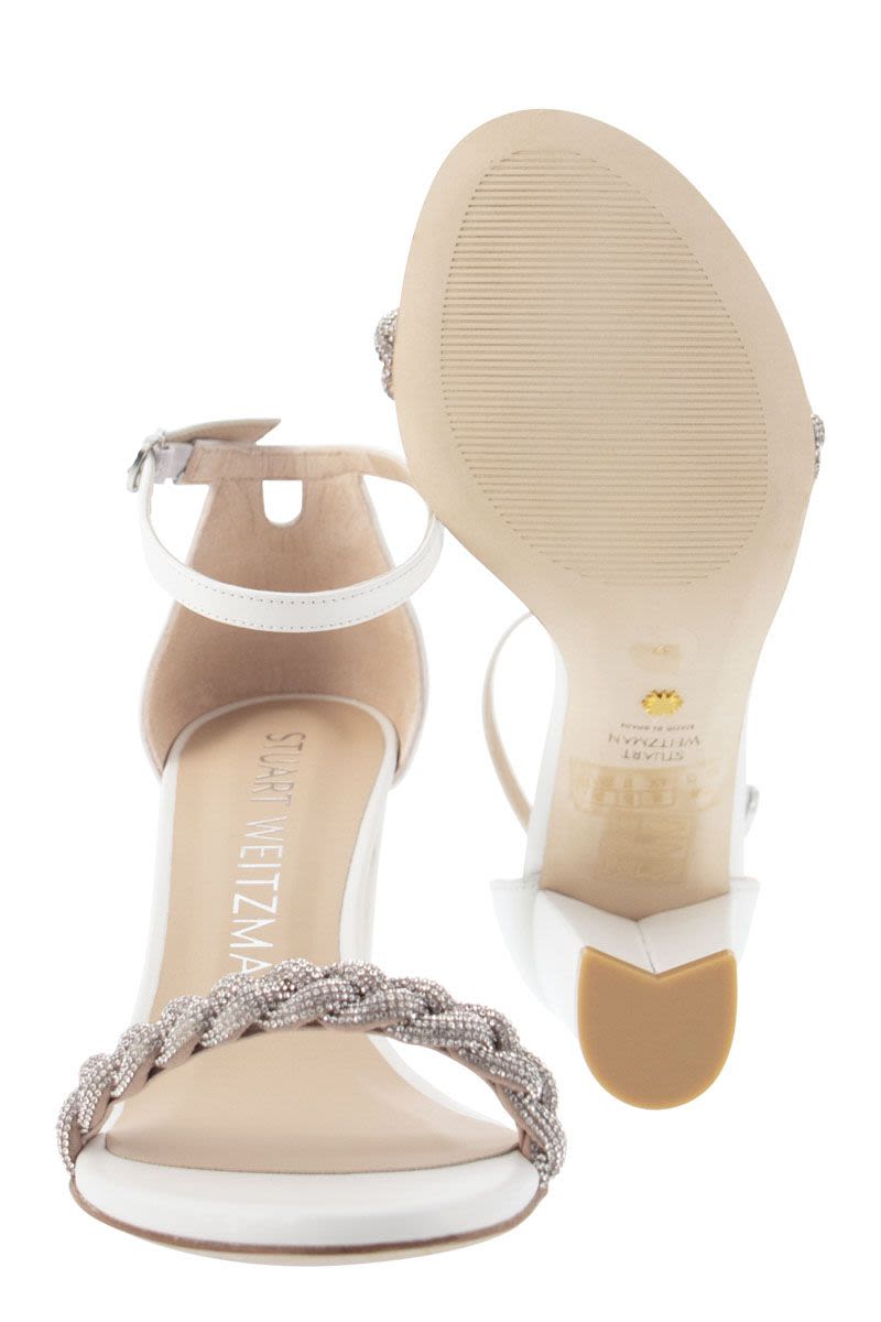 NEARLYNUDE HIGHSHINE - Open sandal with jewel - VOGUERINI