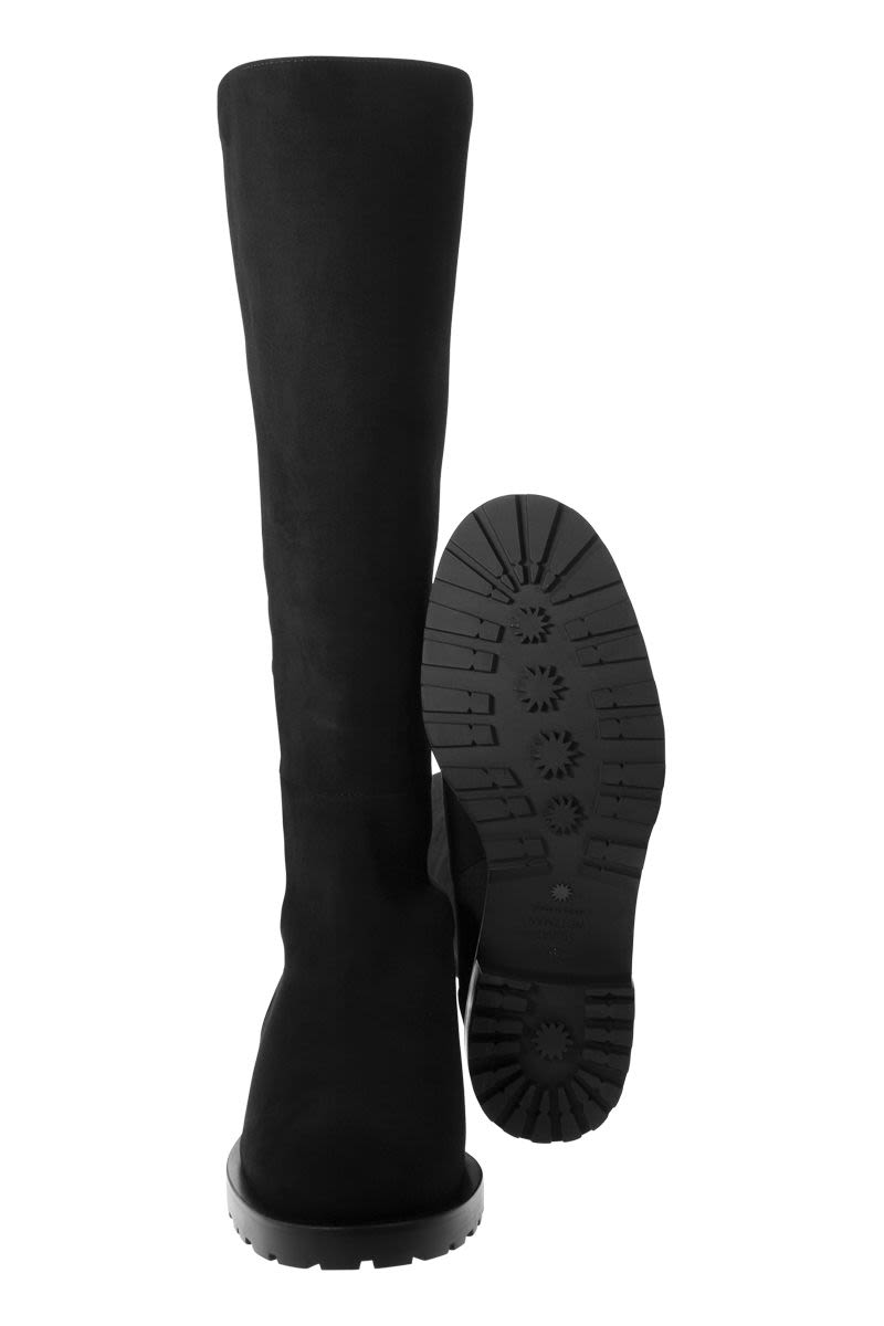 5050 KNEE-HIGH - Suede and elastic boot - VOGUERINI