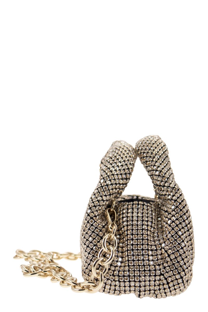 THE MODA SHINE MINI - Hand bag with crystals - VOGUERINI