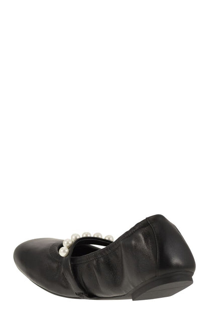 GOLDIE BALLET FLAT BLACK