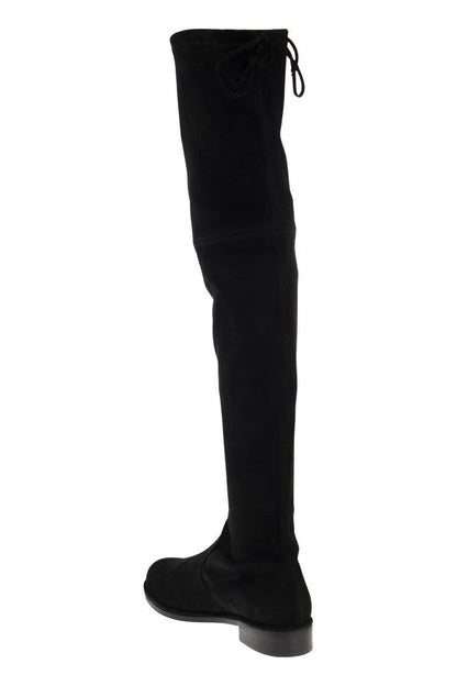 LOWLAND BOLD - Suede boot above the knee - VOGUERINI