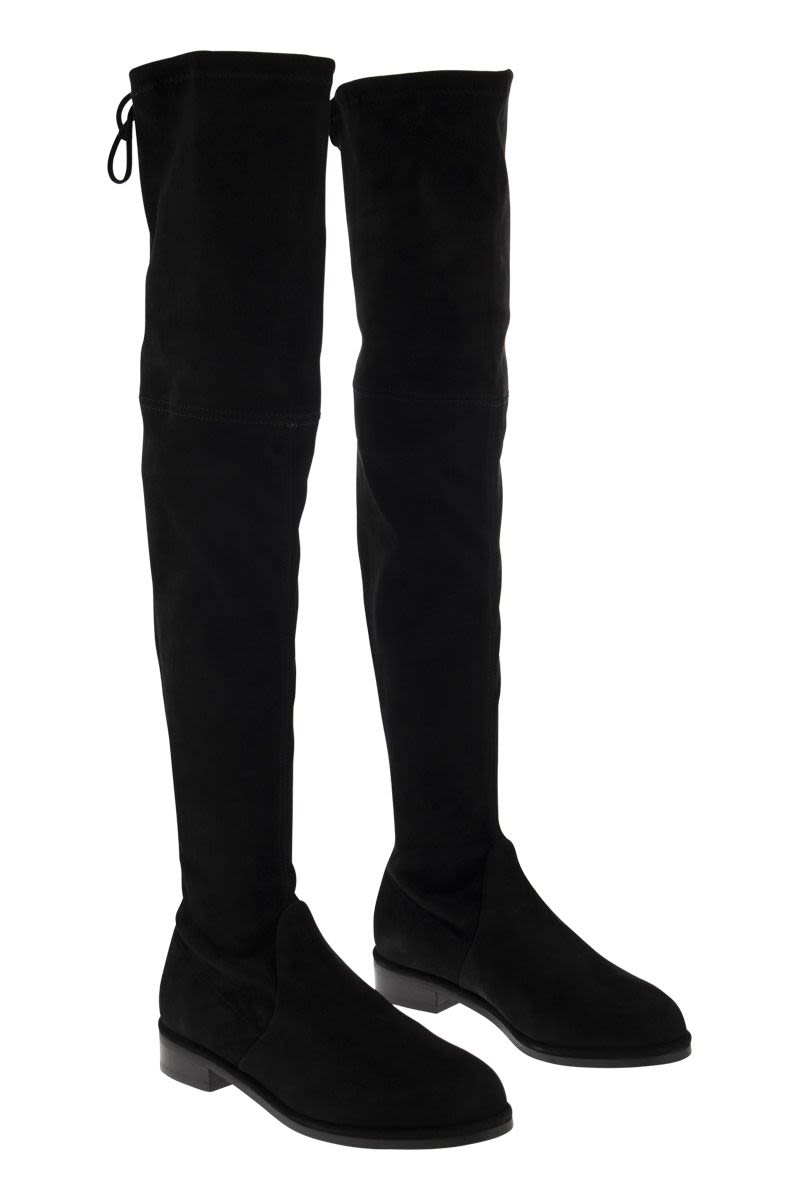 LOWLAND BOLD - Suede boot above the knee - VOGUERINI